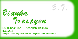 bianka trestyen business card